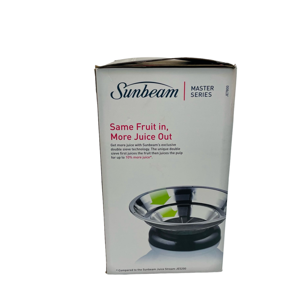 SUNBEAM DOUBLE SIEVE JUICER PRO NEW IN BOX HL2578 Hock and Go