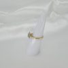 14CT YELLOW GOLD EMERALD CUT DIAMOND ENGAGEMENT RING WITH VALUATION HL3966 - Image 2