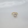 14CT YELLOW GOLD EMERALD CUT DIAMOND ENGAGEMENT RING WITH VALUATION HL3966 - Image 4