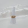 UNISEX 14CT ROSE GOLD DIAMOND DRESS RING WITH VALUATION HL4521