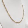 9CT YELLOW GOLD MINI BELCHER NECKLACE HL7421 - Image 4