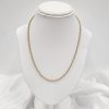9CT YELLOW GOLD MINI BELCHER NECKLACE HL7421