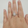 18ct White Gold and Marquise Cut Diamond Ring - Image 5