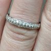 9ct White Gold Diamond Wedding / Eternity / Anniversary / Stacker Rings - LG16013 - Image 12