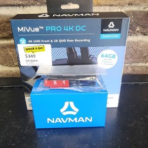 NAVMAN MIVUE PRO 4K FRONT AND REAR DASHCAM - HL17090