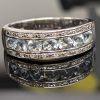 9ct White Gold Anniversary Ring - LG16382