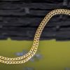 9ct Yellow Gold Square Curb Chain - LG16462