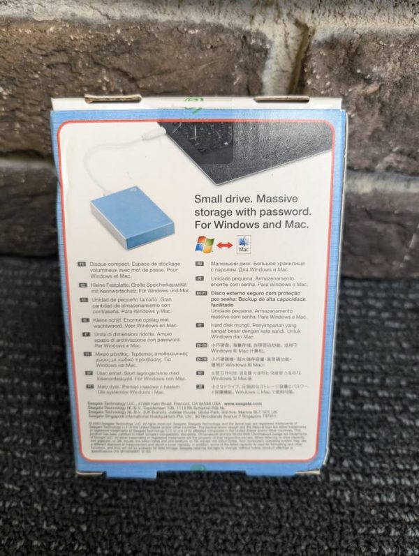 SEAGATE 5TB HARD DRIVE ONE TOUCH - Image 4