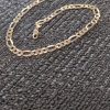 9CT 24.0GMS YELLOW GOLD FIGARO CHAIN - Image 3