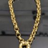 9ct Yellow Gold Belcher Bracelet - LG19396