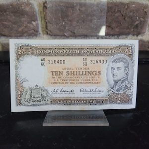 Australian Banknote 10 Shillings 1/2 - HL22443
