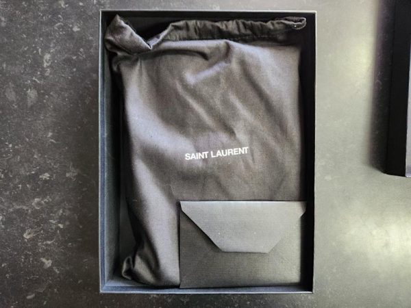 Saint Laurent Classic Cassandre Chain Wallet (Black) - HL22086 - Image 12