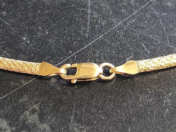 Ladies 9ct Gold Omega Necklace - HL18928 - Image 15