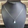 Queensland Boulder Opal Pendant With Highlights of Red on Silver Necklace - HL21863