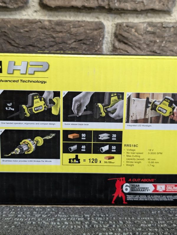 Ryobi Reciprocating Saw (Skin only) - Image 10