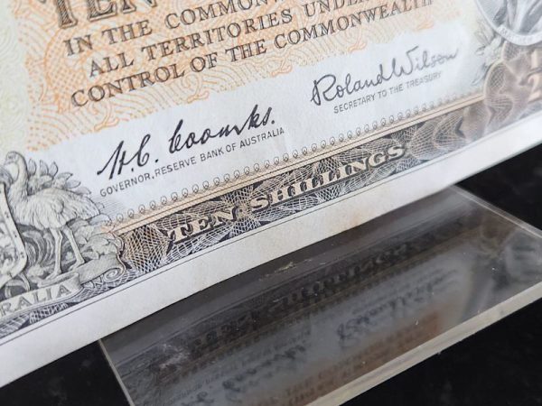 Australian Banknote 10 Shillings 1/2 - HL22443 - Image 4