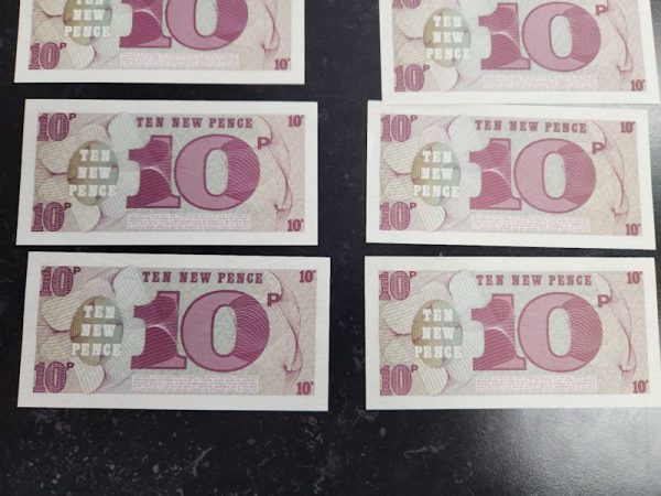 British Armed Forces Ten Pence 6th Series Banknote Set Of 10 - HL22446 - Image 3