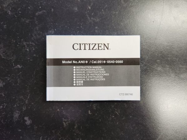 Mens Citizen Chronograph AN3600-59E Watch - HL22781 - Image 6