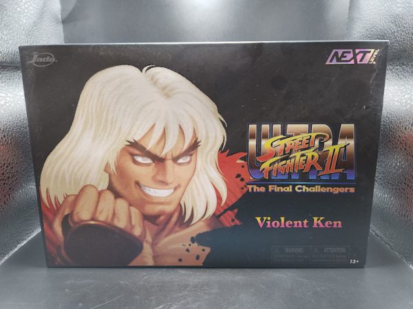 SEALED Jada Next Level Street Fighter 2 Ultra Violent Ken Figure - HL19859-2