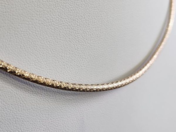 Ladies 9ct Gold Omega Necklace - HL18928 - Image 11
