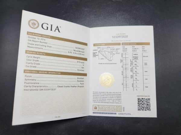 18ct White Gold Diamond Engagement Ring With GIA Report - HL21844 - Image 9