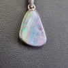 Queensland Boulder Opal Pendant With Highlights of Red on Silver Necklace - HL21863 - Image 2