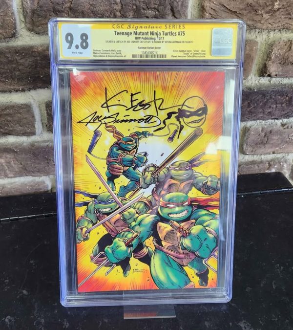 Graded TMNT Comic Signed by Keven Eastman & Joe Sinnott 9.8 - HL21905 - Image 7