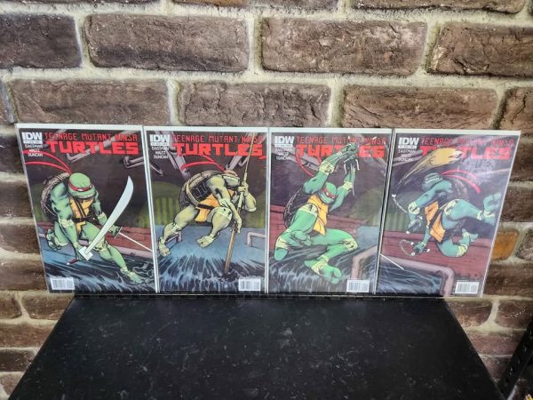IDW Issue 1 TMNT Comic Set of 4 - HL21904