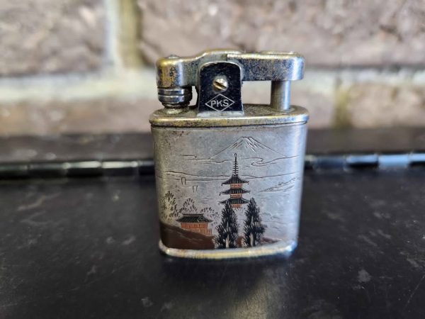 Vintage Japapnese Sterling Silver Gas Lighter - HL22066 - Image 7