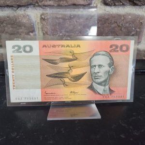 Australian 1985 $20 General Font Prefix Bank Note - HL22442