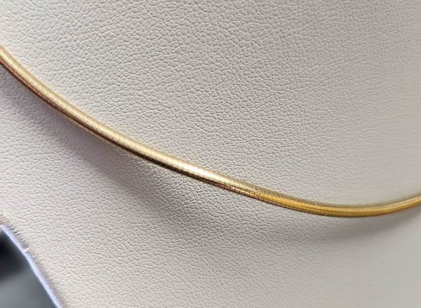 Ladies 9ct Gold Omega Necklace - HL18928 - Image 13