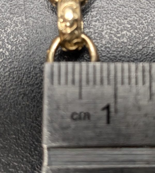 9ct Yellow Gold Patterned Belcher Bracelet - LG22342 - Image 5