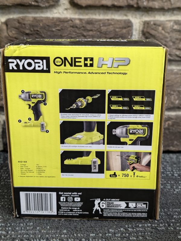 Ryobi Impact Drill (Skin only) - Image 4