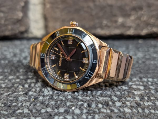 GOLD SWAROVSKI WATCH - Image 9