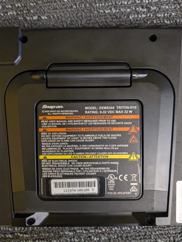 Snap On Diagnostics Tool Tritan D10 - Image 14