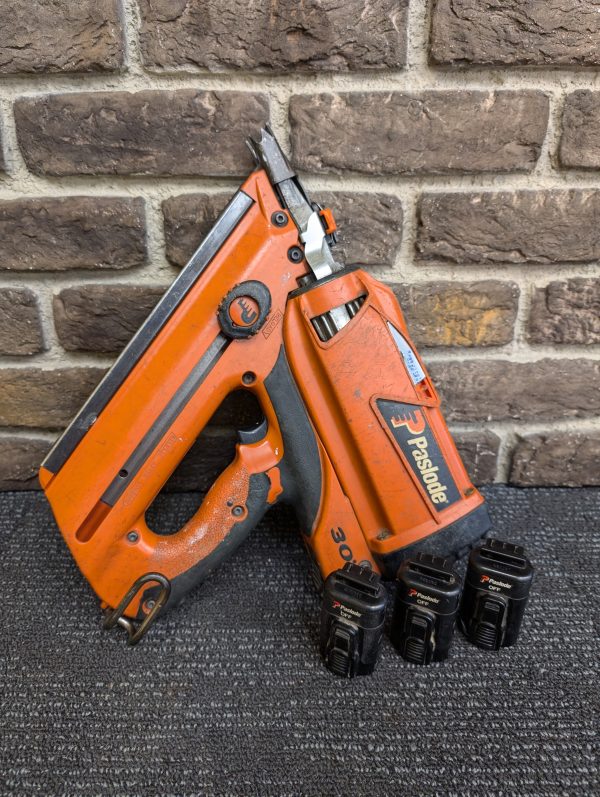 Paslode Nail Gun and Batteries