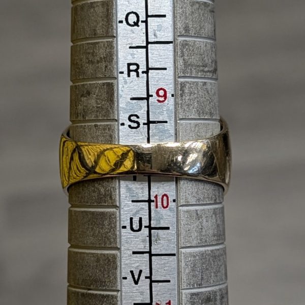 Mens 9ct Yellow Gold Diamond Dress Ring - LG22956 - Image 6
