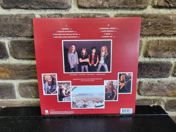 Metallica Master of Puppets ReIssue Vinyl Red/Battery Brick- HL19509-8 - Image 8