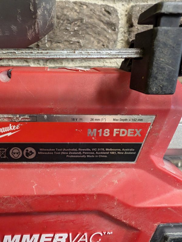 Milwaukee Hammer Drill and Hammer Vac Attachment - Image 5