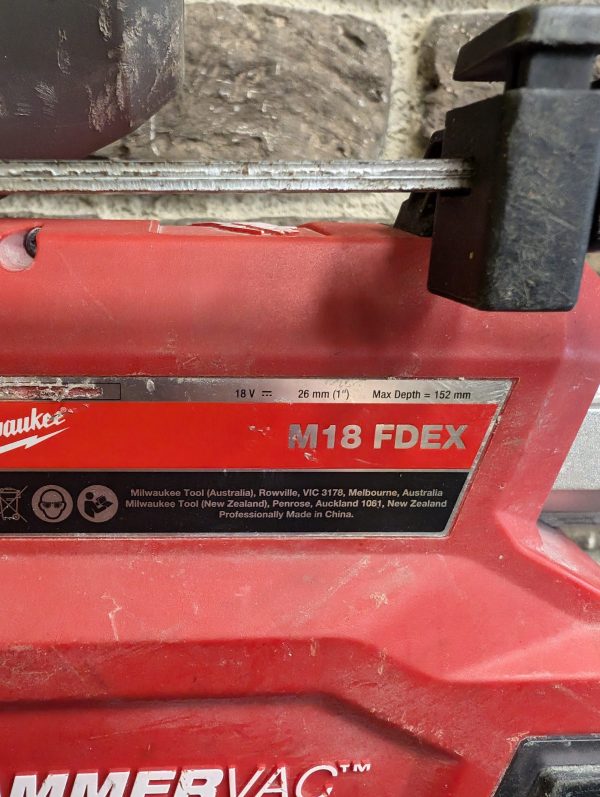 Milwaukee Hammer Drill and Hammer Vac Attachment - Image 12