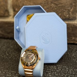 GOLD SWAROVSKI WATCH