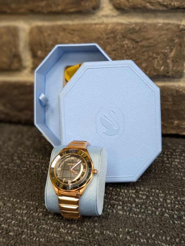 GOLD SWAROVSKI WATCH
