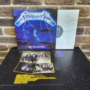 Metallica Ride The Lightning Electric Blue Edition Vinyl - HL19509-7