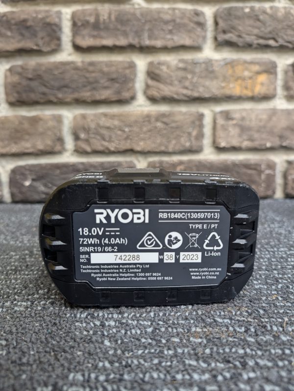 Ryobi 18V 4.0Ah Battery - Image 3