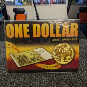 LAST $1 NOTE, FIRST $1 COIN COLLECTABLE COIN SET - LG22761