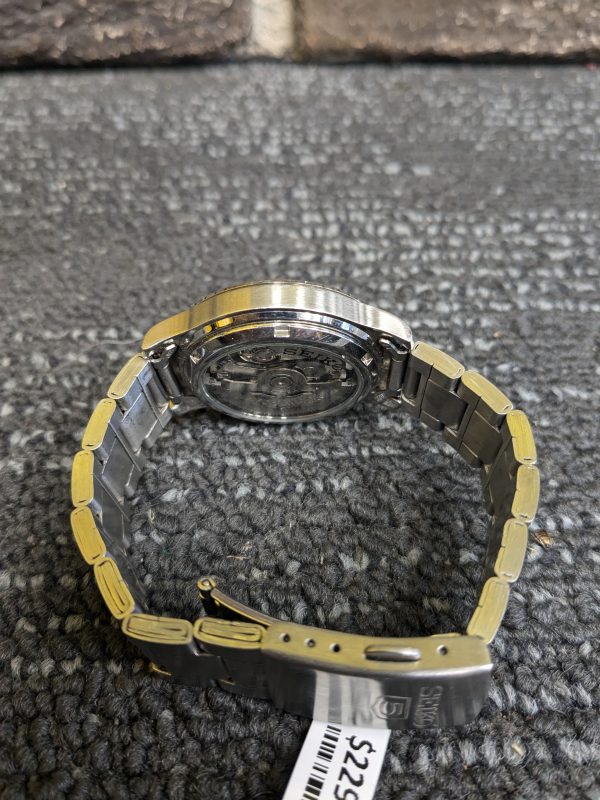 Mens Silver Seiko Automatic Watch - Image 5
