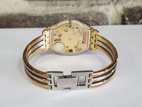 Ladies Swatch 35mm Tri-Gold watch - HL6063 - Image 14