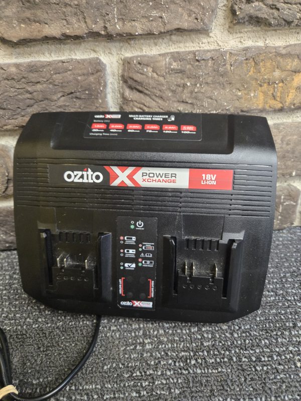 Ozito 18V Dual Battery Charger