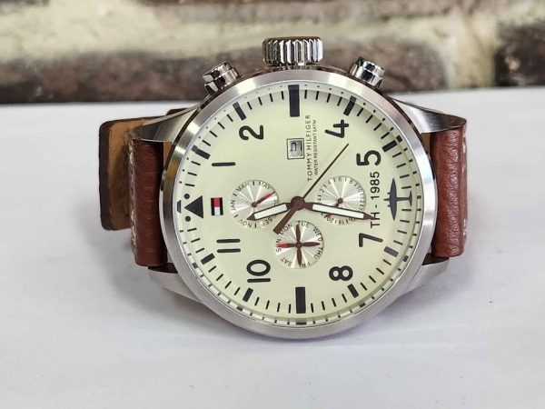 Men's 44mm Tommy Hilfiger Chronograph Watch - HL16183 - Image 2