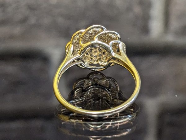 9ct Yellow Gold Diamond Cluster Ring - LG23985 - Image 10
